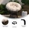 Flash Furniture Bowie Comfort Series Brown Swivel Patio Chair with Beige Cushion JE-5101W-BG-GG - alternate 7